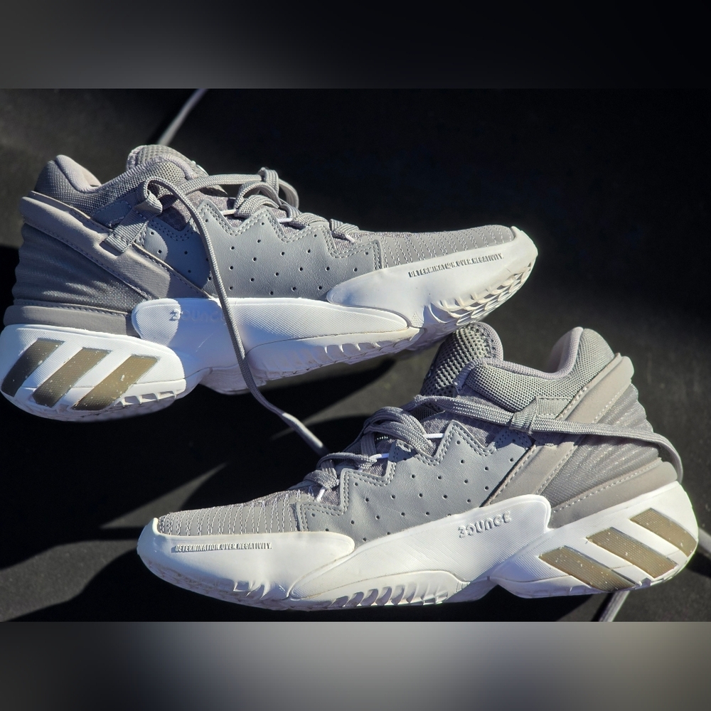 Adidas Gray Mesh Sneakers
